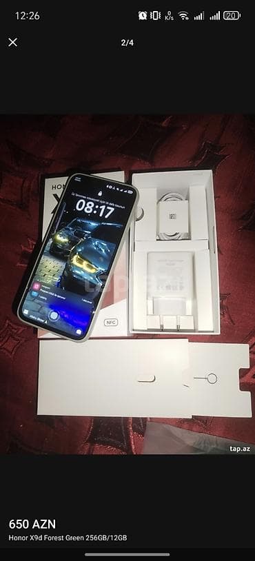 asus rog 5s: Honor X9d, 256 GB, rəng - Yaşıl, Zəmanət, Sensor, Barmaq izi — 2
