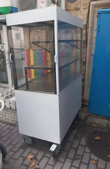 şuşə vitrin: Sərgi arabası kiçik biznes üçün ideal seçimdir. Bu araba çörək — 2