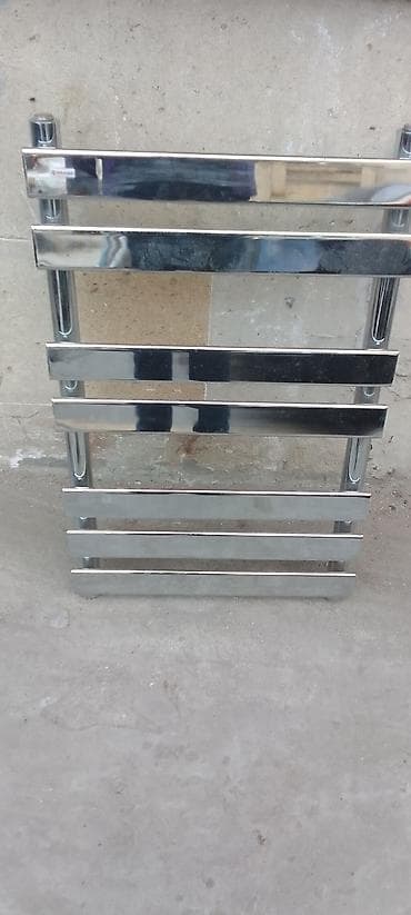 xırda xurma: Xrom dəsmal quruducu/raditor (divara montaj üçün) - Material — 4