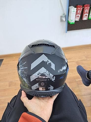 LS2 Storm II tam üzlü motosiklet kaskı - Model: LS2 STORM II (tam