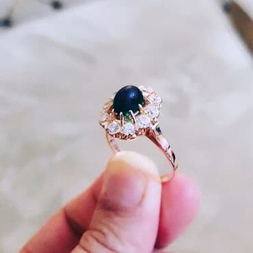 tək qaş: Üzük, Çəhrayı qızıl — 2