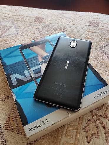 rtx 4060 islenmis: Nokia 3.1, rəng - Qara, İki sim kartlı — 2