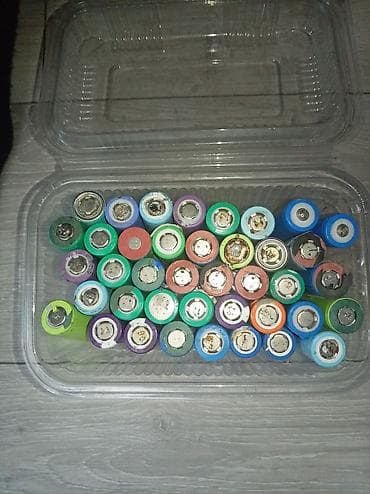 pla filament: Məhsul: 18650 Li-ion akkumulyator elementləri (qarışıq brendlər və — 2