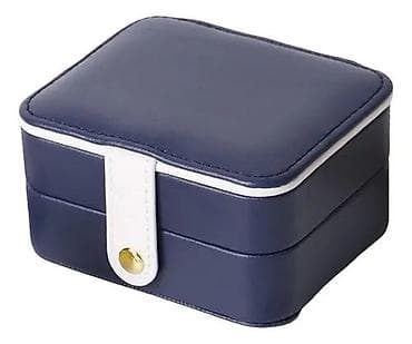 üzuk: Kompakt zərgərlik çantası/şkatulka - Forma: dairəvi və kvadrat — 5