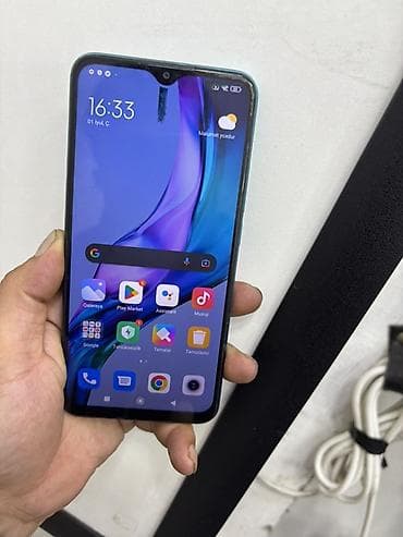 Redmi 9, 64 ГБ, цвет - Голубой, Две SIM карты