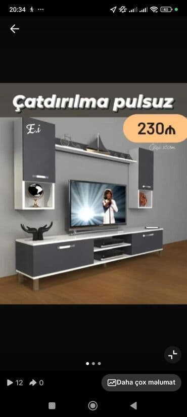 Qab-qacaq və mətbəx ləvazimatları: Mebel dəsti – şəkillərdə göstərilən modellər 1) Divan - Parça — 3