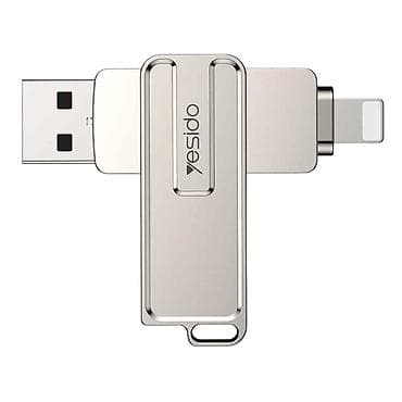 m tech computers: Kateqoriya: Flash yaddaşlar Brend: Yesido Model: FL16 128Gb silver — 1