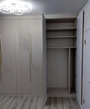 koridor şkafları: 5 qapı, Siyirməli, Bej, Digər material, Açılan, Düz dolab — 3