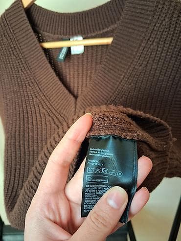 Личные вещи: Кофта, H&M, XS, цвет - Коричневый — 5