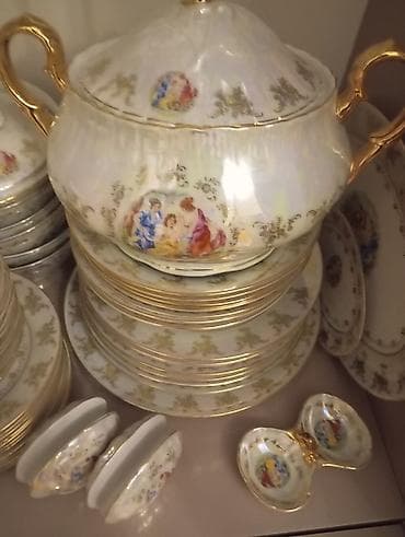 royal qazan destleri: Nahar dəsti, rəng - Ağ, Farfor — 2