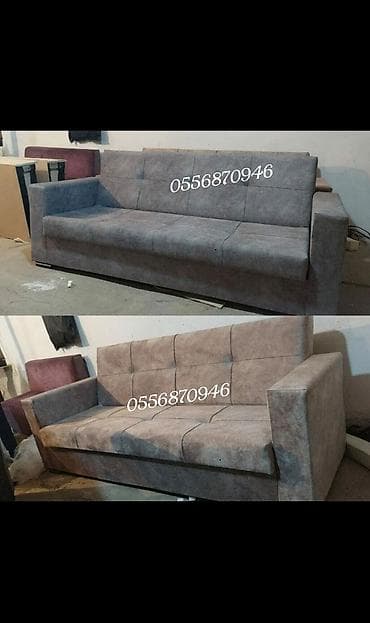 yeni mebellər: Divan, Qonaq otağı üçün, Parça, Bazalı, Açılan, Kitab — 4