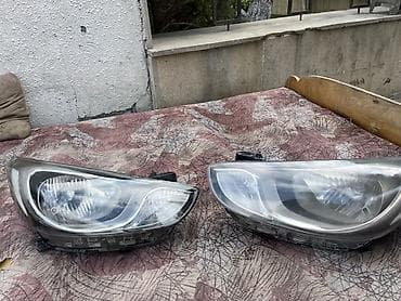 led spoyler: Hyundai accsent (2012–2015, GD) üçün ön fara komplekti – sol və sağ — 3