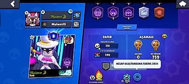 Brawl Stars oyun hesabı Real alıcıya 17₼ endirim edəcəm. - Kupa — 4