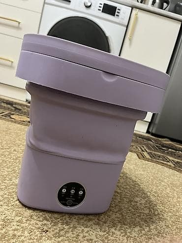 arxa manitor basliqlari: Kompakt qatlanan mini paltaryuyan - Portativ, qatlanan dizayn — 2