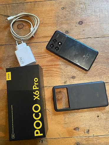 poco x7 ikinci el: Poco X6 Pro, 512 GB, rəng - Qara, Barmaq izi, Face ID, Sensor — 7