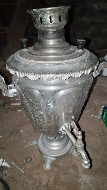 su çəni 2 ton: İşlənmiş Od Samovar, 5 l, Ünvandan götürmə — 2