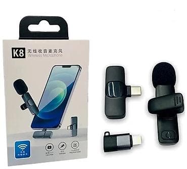 bluetooth mikrofon karaoke: Kateqoriya: Mikrofonlar Brend: No Brand Ad: K8 Mikrafon Qiymət: 16 K8 — 1