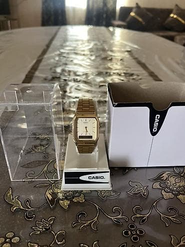 topdan saat: İşlənmiş, Qol saatı, Casio, rəng - Qızılı — 2