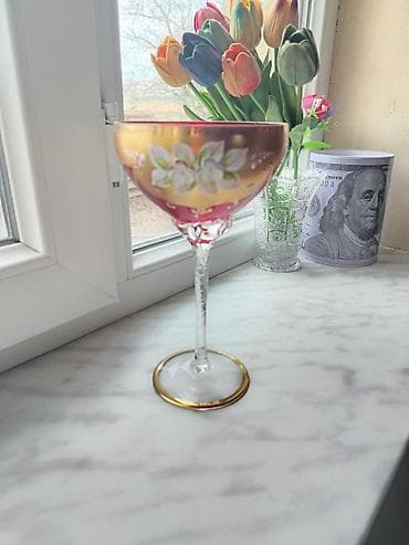 tom qab: Qədəhlər, rəng - Qızılı, Şüşə, 1 əd — 1