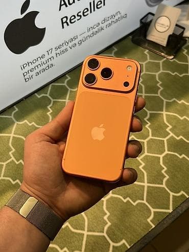 dublikat telefonlar iphone: IPhone 17 Pro, 256 GB, Narıncı — 1