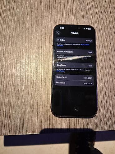 iphone 16 satisi: IPhone 16 Pro, Qızılı, Face ID — 3