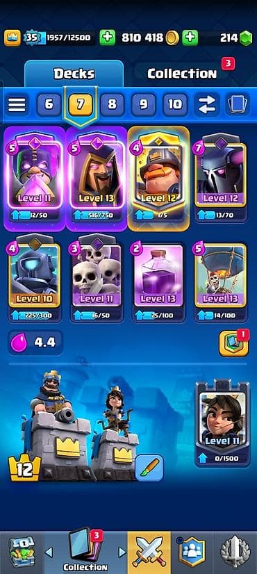 Книги и журналы: Clash Royale hesabı 35 level 850 min pul. 27 emoji. 7620 kupa — 2