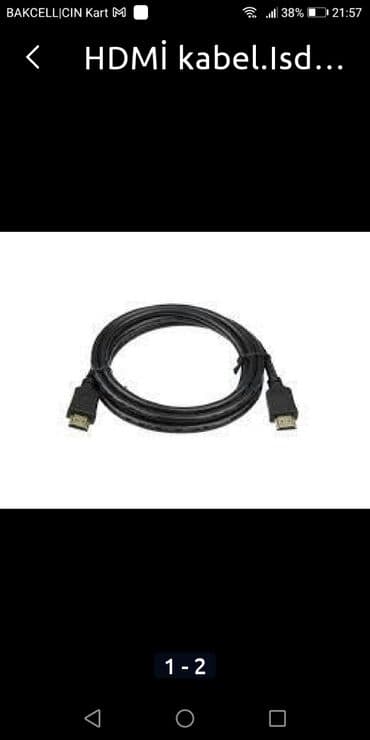 HDMI kabel. Isdenilen olcude kabel var satisda Metrolara catripma var lalafo.az -da HDMI kabel. Isdenilen olcude kabel var satisda Metrolara catripma var