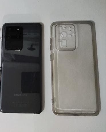 Samsung Galaxy S20 Ultra, 128 GB, rəng - Boz, Qırıq, Sensor, Barmaq izi — 2