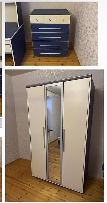 usaq ucun konfet qablari: Oğlan və qız üçün, İşlənmiş, Təknəfərlik çarpayı, Dolab, Komod, Tumba — 6