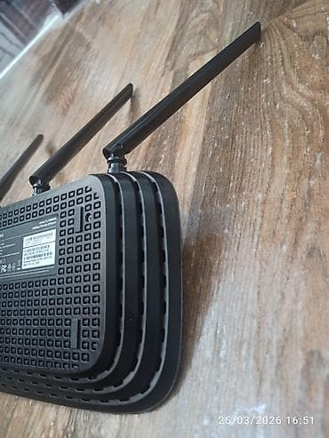 rotor modem: TP-Link Archer C20 AC750 Wi‑Fi router - İki zolaqlı 802.11ac: 2.4 GHz — 5