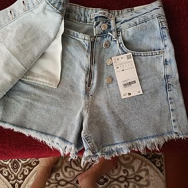 off white prsluk: Şort, M, rəng - Mavi — 3