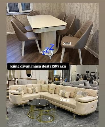 divan ikinci əl: Masa və divan dəsti — 1
