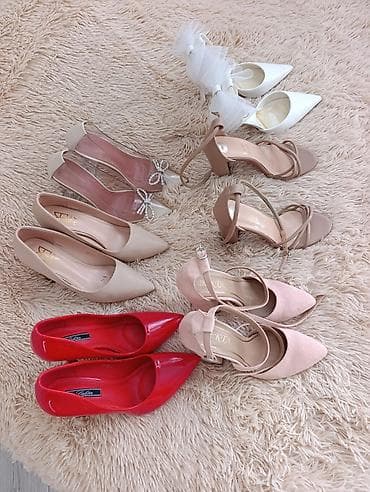 pasanoska ayaqqabi: Ölçü: 38, rəng - Qırmızı, İşlənmiş — 2