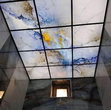 Asma tavanlar: Asma tavan, Şüşə, Suyadavamlı — 4