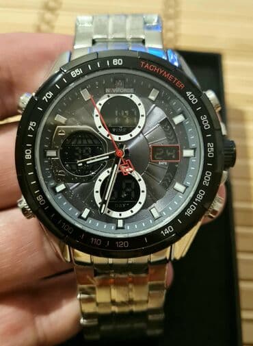 fosforlu saat: Yeni, Qol saatı, NaviForce, rəng - Gümüşü — 7