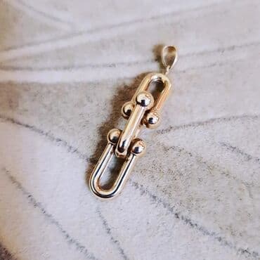 Çantalar: Kulon, Sarı qızıl, 585 Əyar, Qaşsız, 217 g — 2