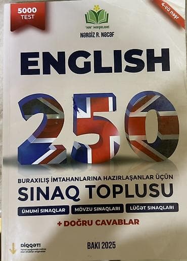 математика 9 класс e derslik: Məhsul: English 250 – Buraxılış imtahanlarına hazırlaşanlar üçün sınaq — 1