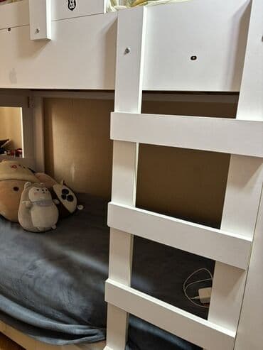 nərdivan: Oğlan və qız üçün, Çarpayı, Matrassız, Siyirməsiz, MDF — 2