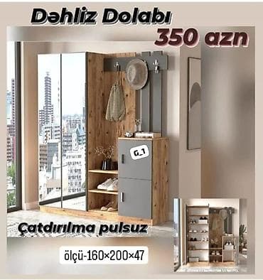 dolab ucuz: Dəhliz dolabı – funksional və müasir dizayn. - Qiymət: 350 AZN - — 1