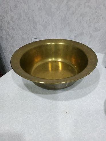 qab alanlar: Məhsul: Pirinç (mis- sink ərintisi) ləyə Təsvir: - Material: bərk — 2