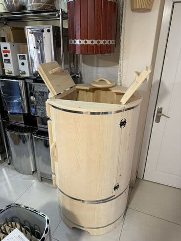 Audi: Taxta buxar kabinəsi (oturaq mini sauna) - Material: keyfiyyətli — 5