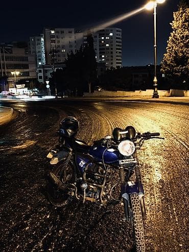 moto m50n: Moped/motosiklet – “M 50” (50cc) - Rəng: mavi, qara detallarla - — 3