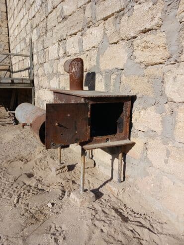 Товары для шашлыка: Qalın dəmirdən olan soba (pec) 6 metirlik yüzdük turba (demaxod) — 2