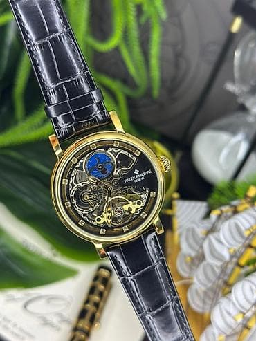 qizil satan: Yeni, Qol saatı, Patek Phillipe, rəng - Qara — 3