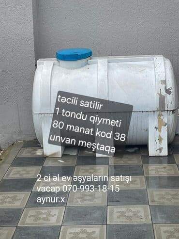 plasmas çənlər: Bak, Plastik, 1000 l l, Ünvandan götürmə — 1