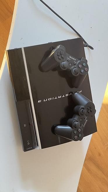 ТВ и видео: Sony PlayStation 3 (PS3) – “Fat” modeli, qara rəng. 33 oyun var 465 gb — 1