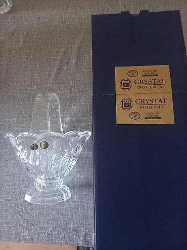 sufre: Crystalite Bohemia kristal səbət 2 ədəd var bundan - Brend — 1