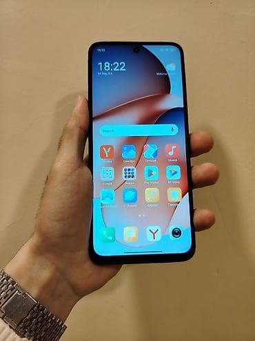 Redmi 12, 256 GB, rəng - Qara, İki sim kartlı, Face ID, Barmaq izi