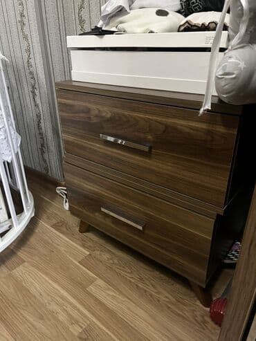 мебель в стиле лофт: İkinəfərlik çarpayı, Dolab — 6