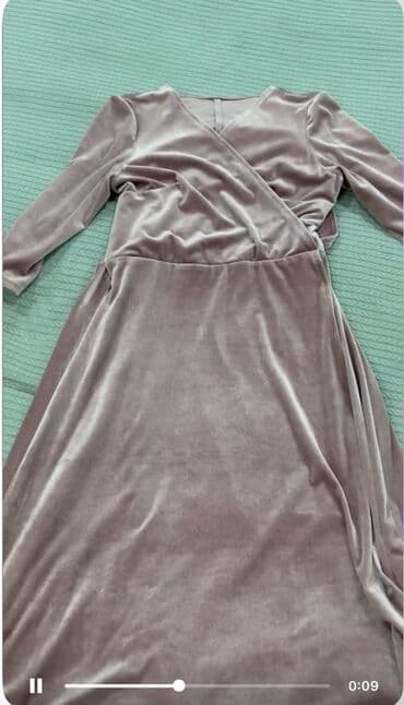 L ölçü Məhsul: Zərif məxməri don - Material: Yumşaq, parlaq məxmər -